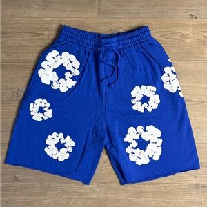 Denim Tears Cotton Wreath Shorts | Blue